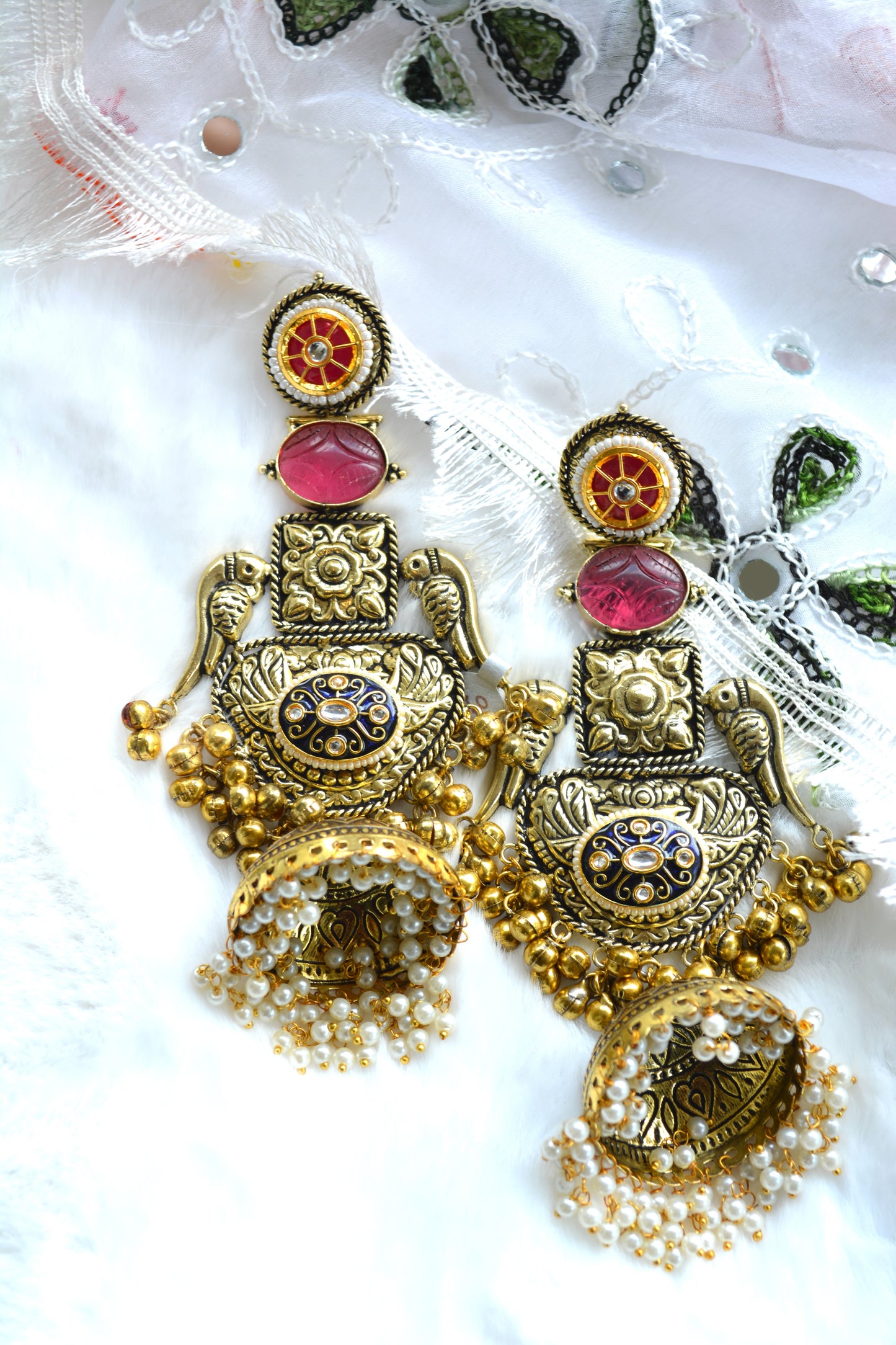 Traditional Long Earrings