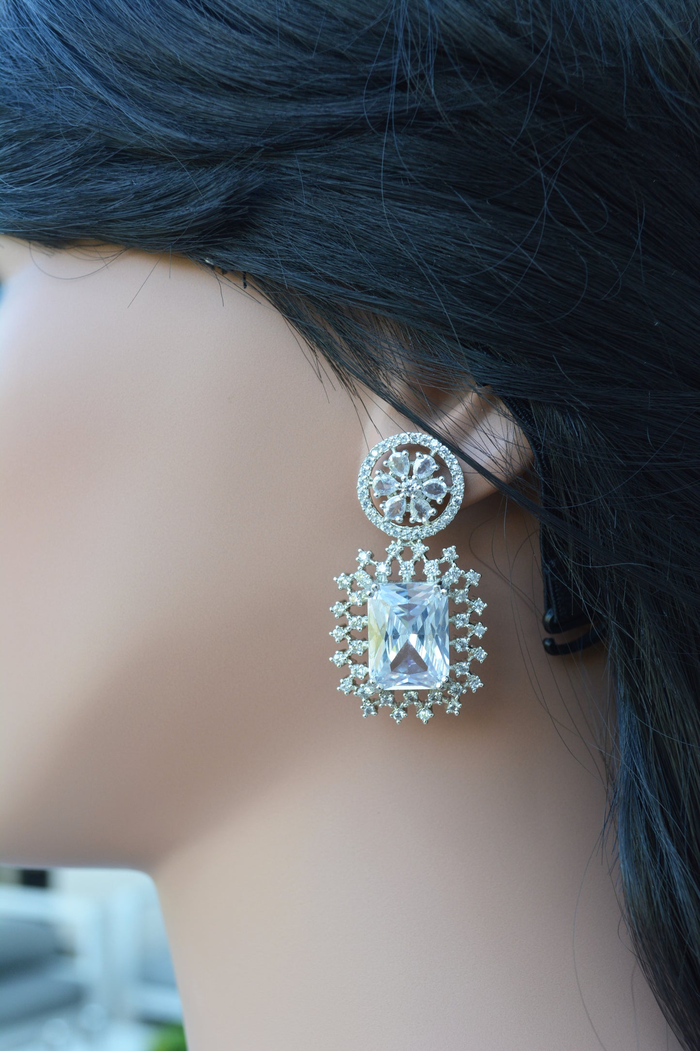 A.D Necklace with Matching Earrings