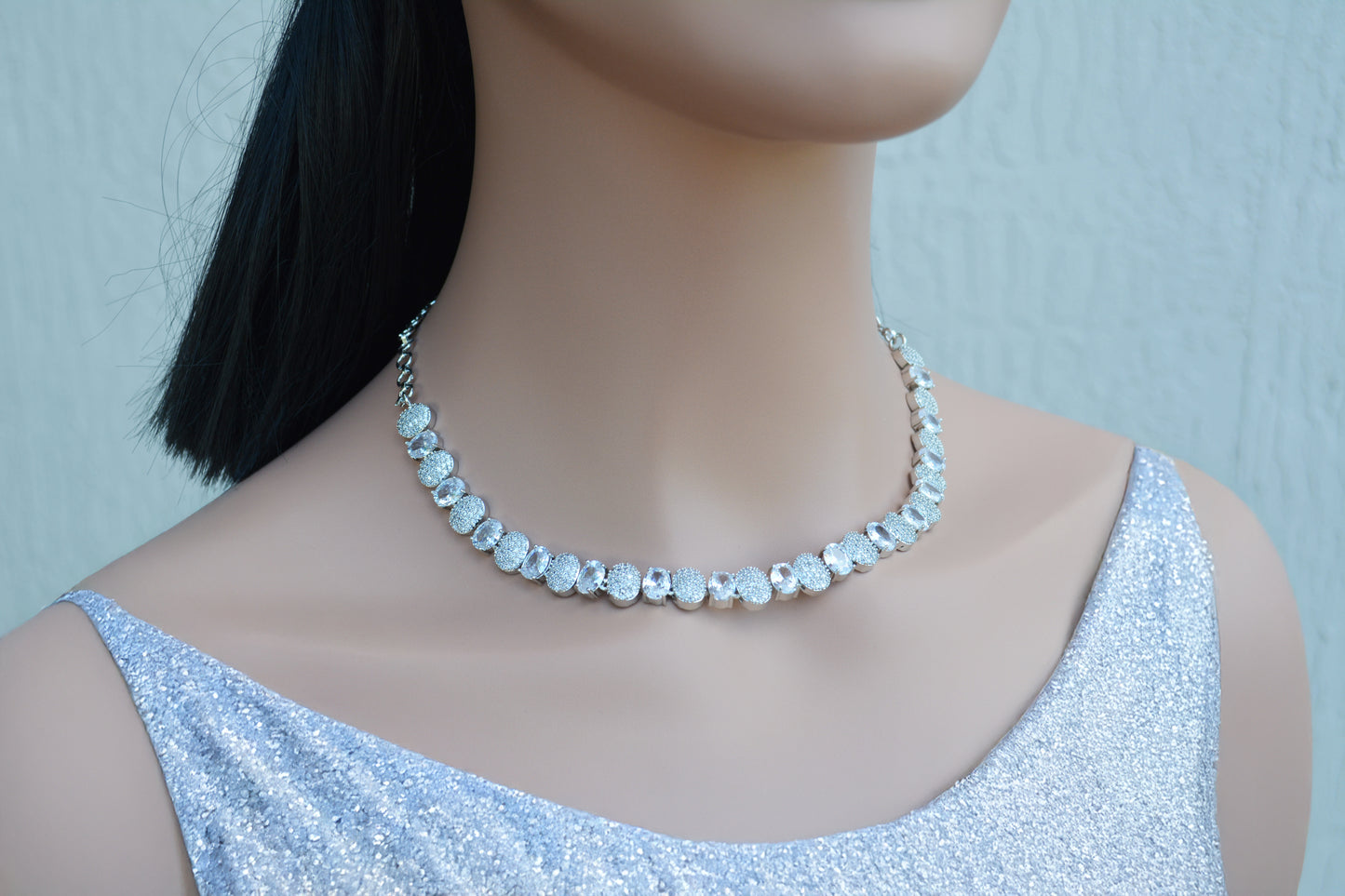 Silver AD Necklace
