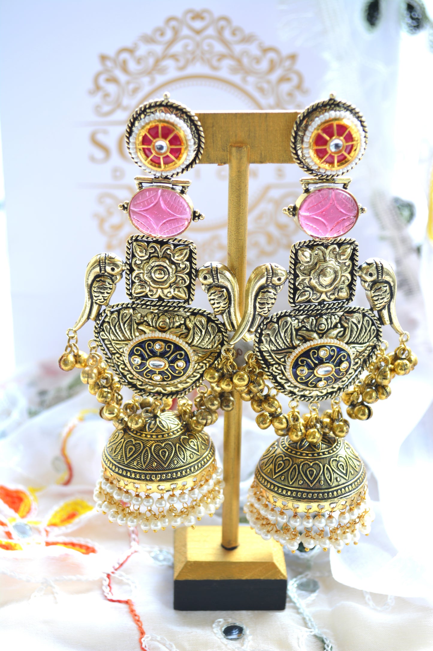 Traditional Long Earrings