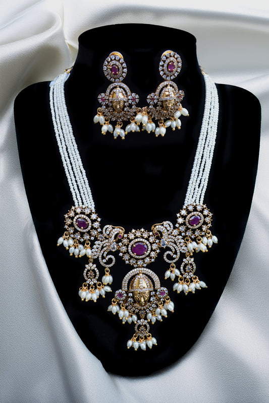 Temple Jewelry with Ruby Stones