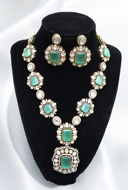 Victorian polish pendant necklace