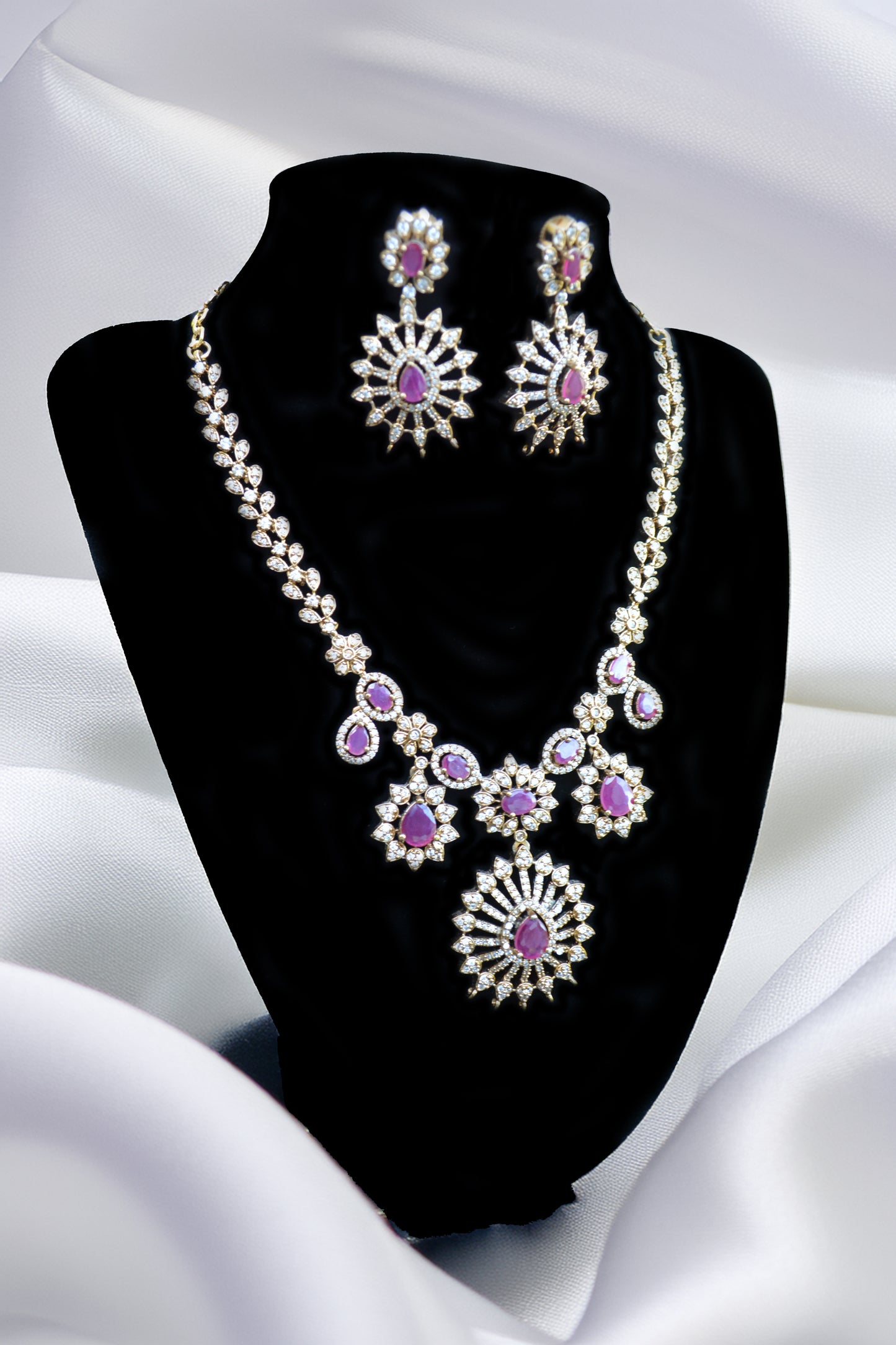 Victorian Polish Ruby Necklace