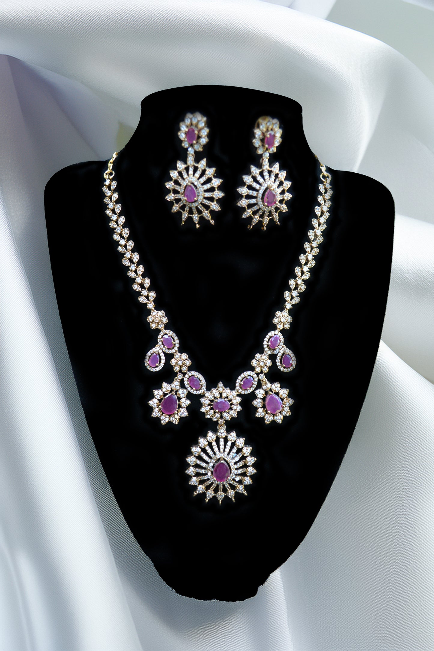 Victorian Polish Ruby Necklace