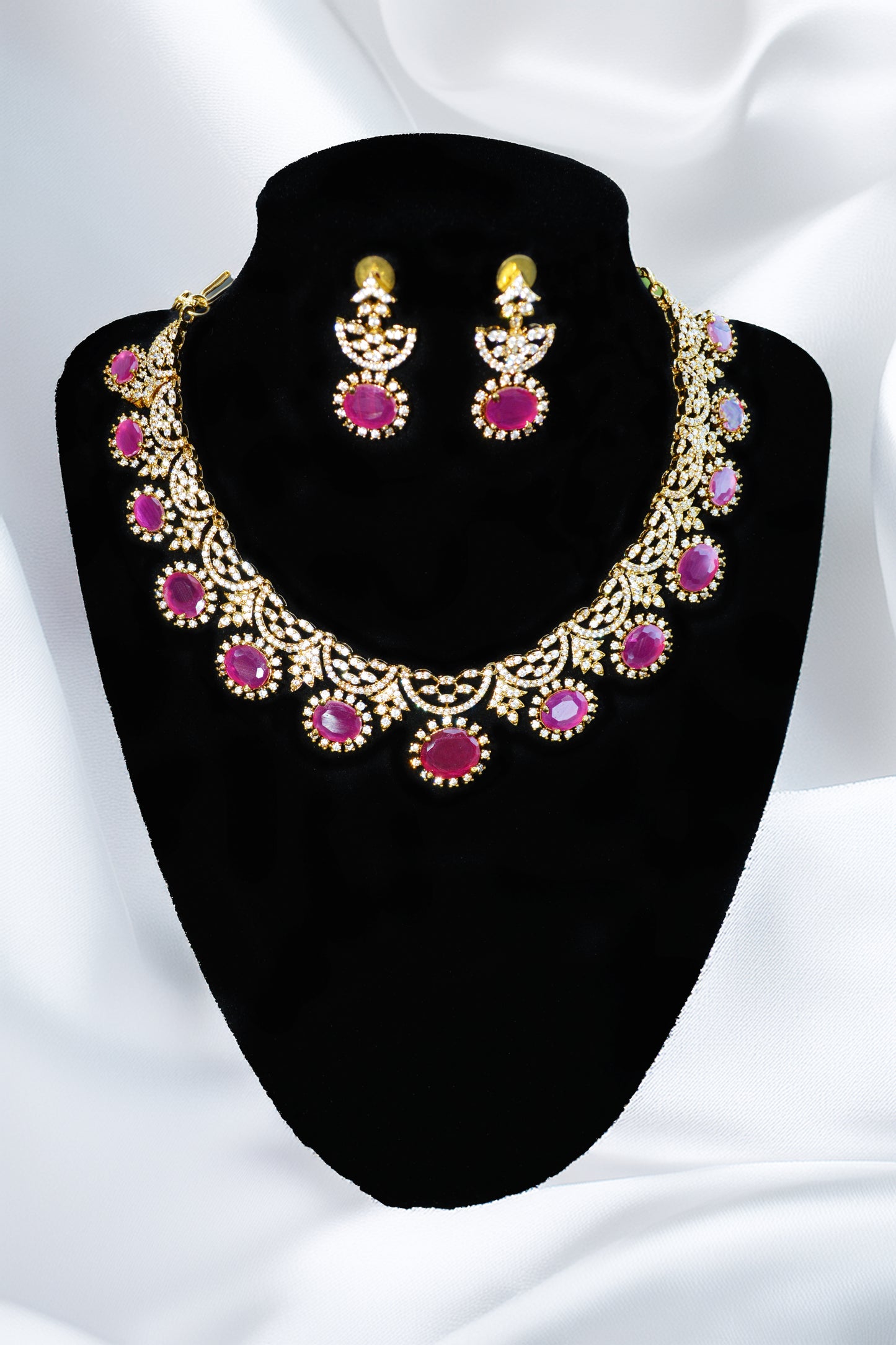 Ruby Stone A.D Necklace