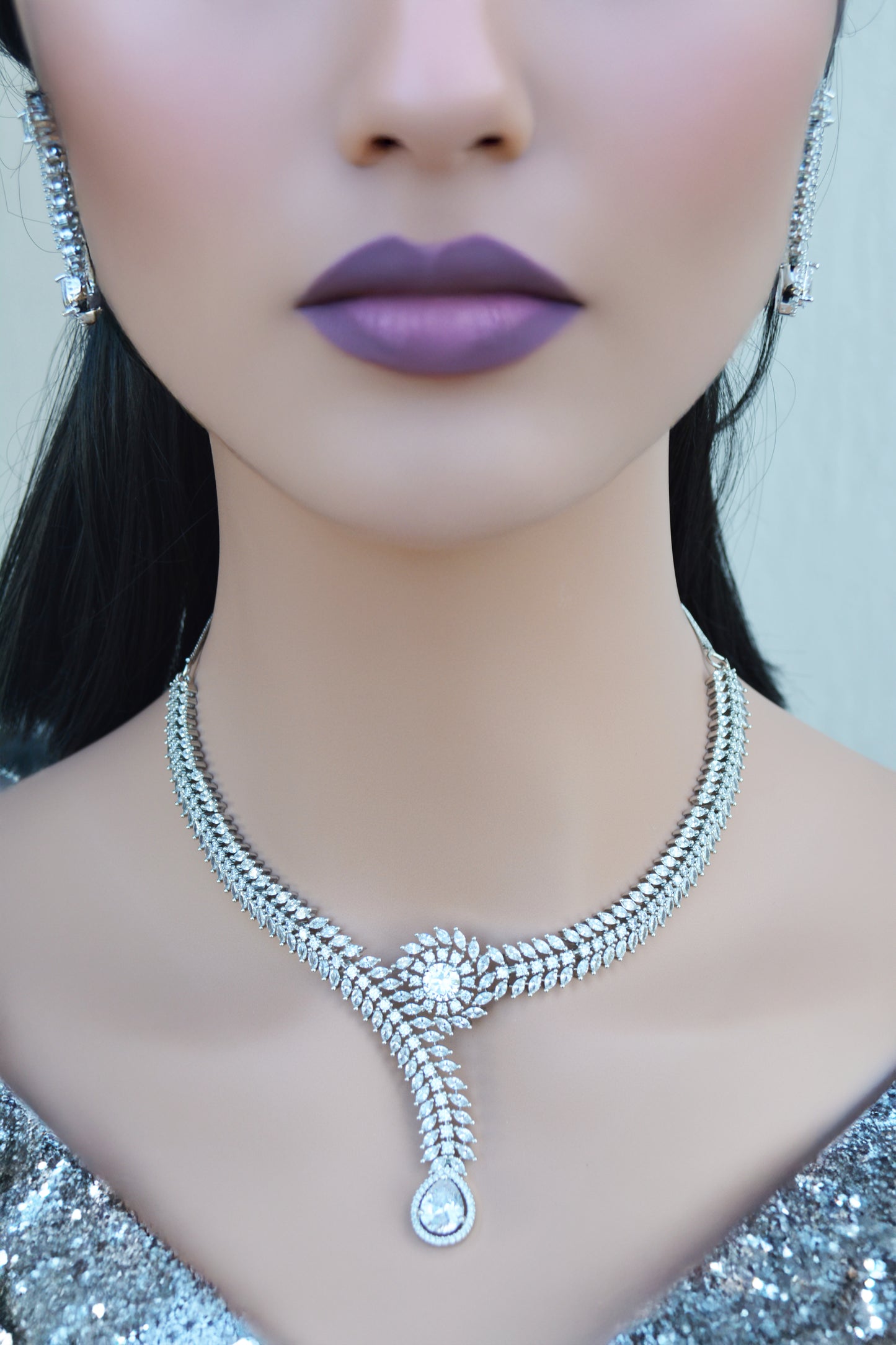 Silver AD Necklace