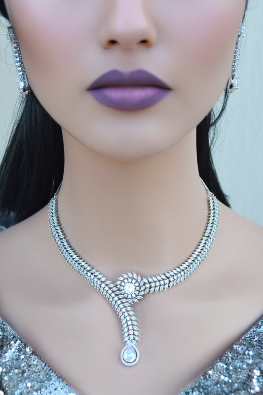 Silver AD Necklace