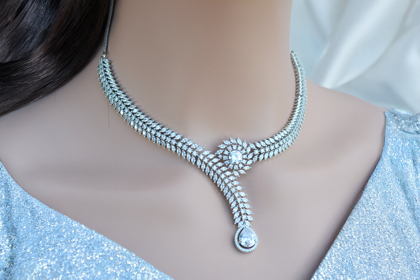 Silver AD Necklace