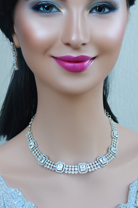 Silver AD Necklace