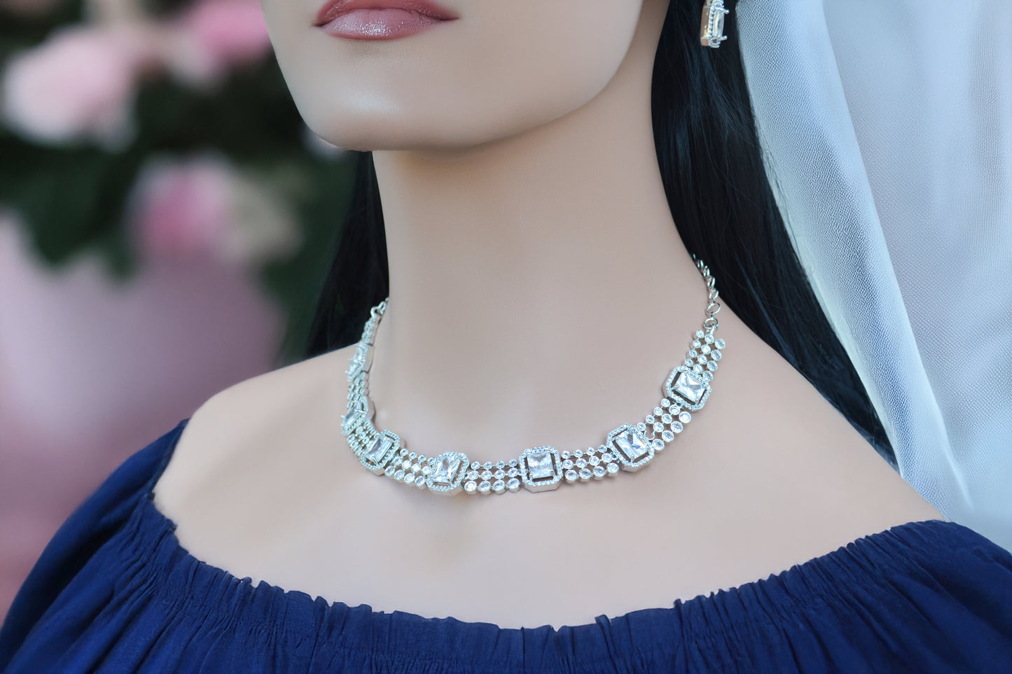Silver AD Necklace