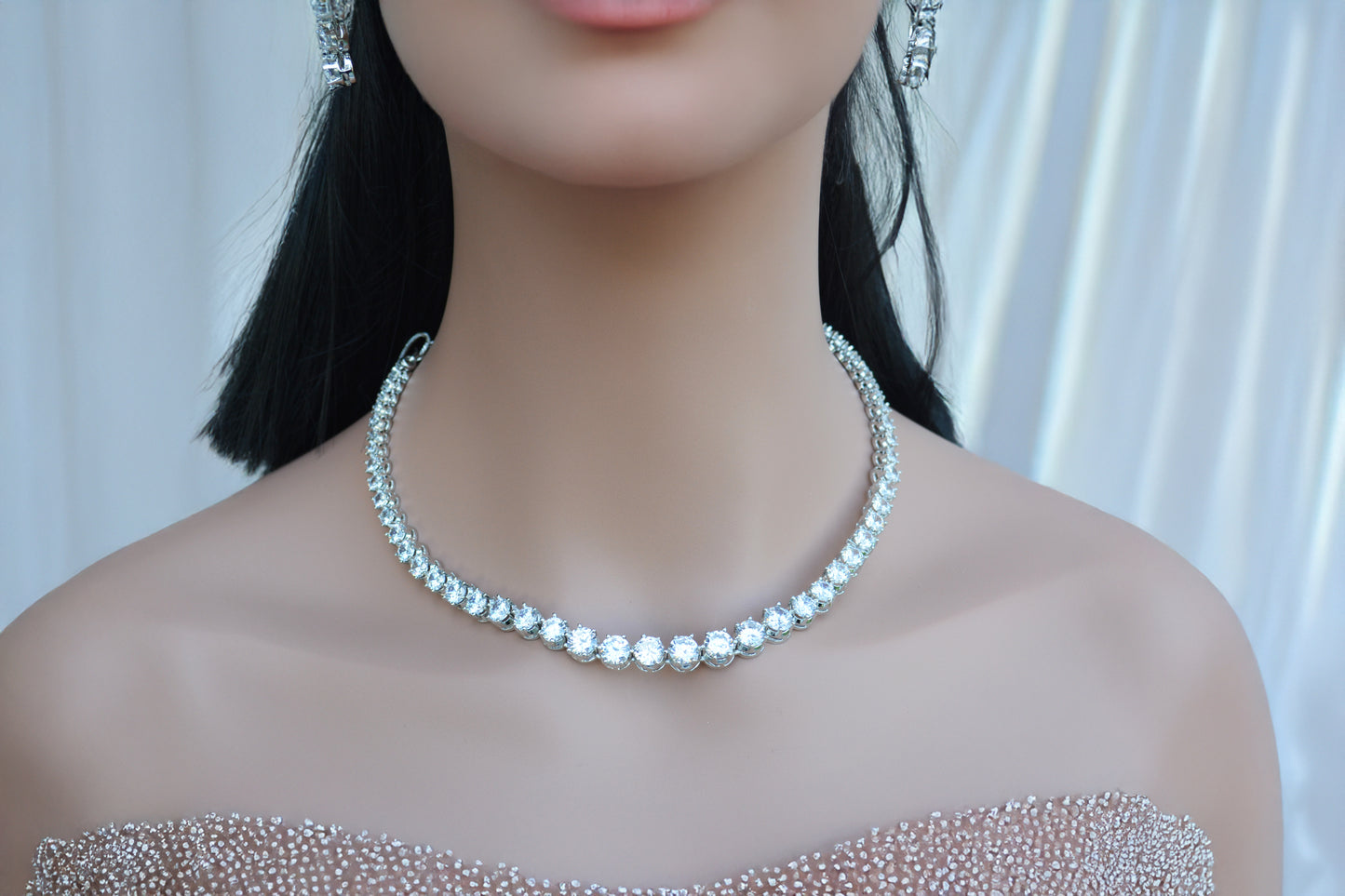 Silver AD Necklace